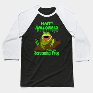 Happy Halloween from the Screaming Frog - Art Zoo Baseball T-Shirt